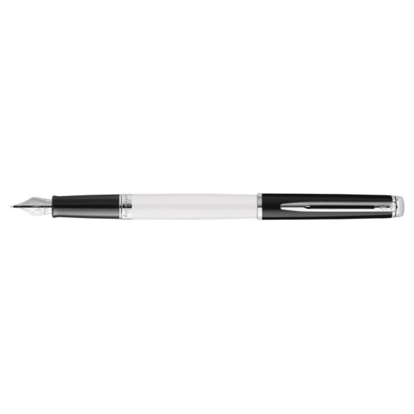 WATERMAN HEMISPHERE COLOR BLOCKING TÖLTŐTOLL FEKETE-FEHÉR, EZÜST KLIPSZ 2202843