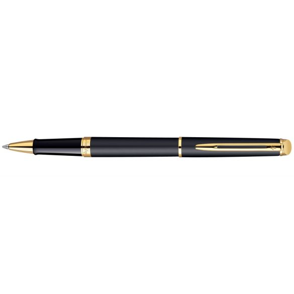 Waterman Hemisphere NEWaterman MATT BLACK arany klipsz rollerirón